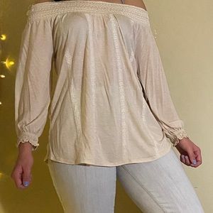 Off shoulder blouse
